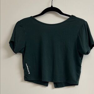 Alphalete Women's Forest Green Crop Top